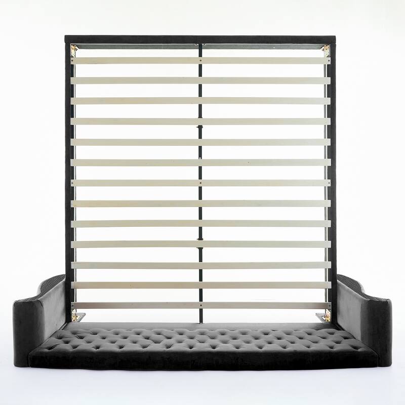 Christopher Knight Home-Eldora Upholstered Bed with Wingback