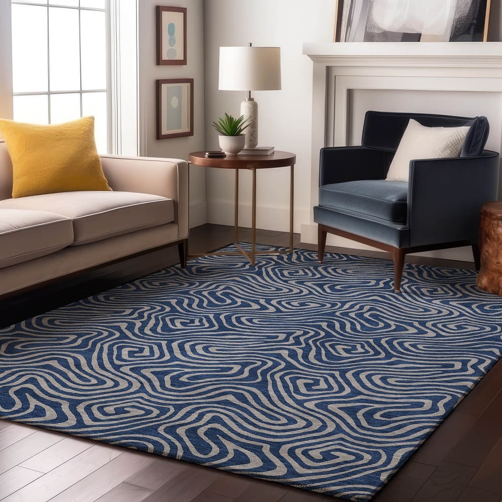Premium Washable Super Soft Modern Maze Mayfield Rug