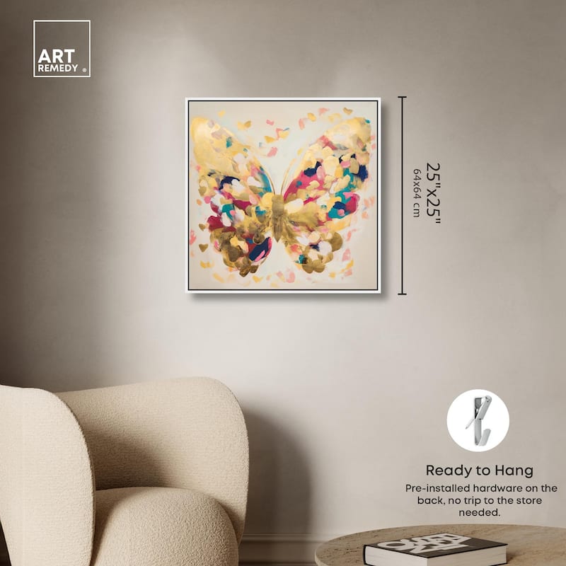 Flutter of Fortitude II Canvas by Art Remedy