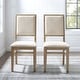 preview thumbnail 3 of 11, Joanna 2Pc Upholstered Back Chair Set - 18.25 "W x 21 "D x 39.88 "H