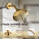 preview thumbnail 4 of 30, WOWOW Single Handle 5-Spray Round Shower Faucet with Tub Spout