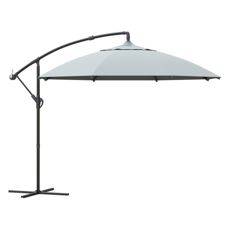 Corvus Vera 10-foot Cantilever Hanging Tilt Offset Canopy Patio Umbrella