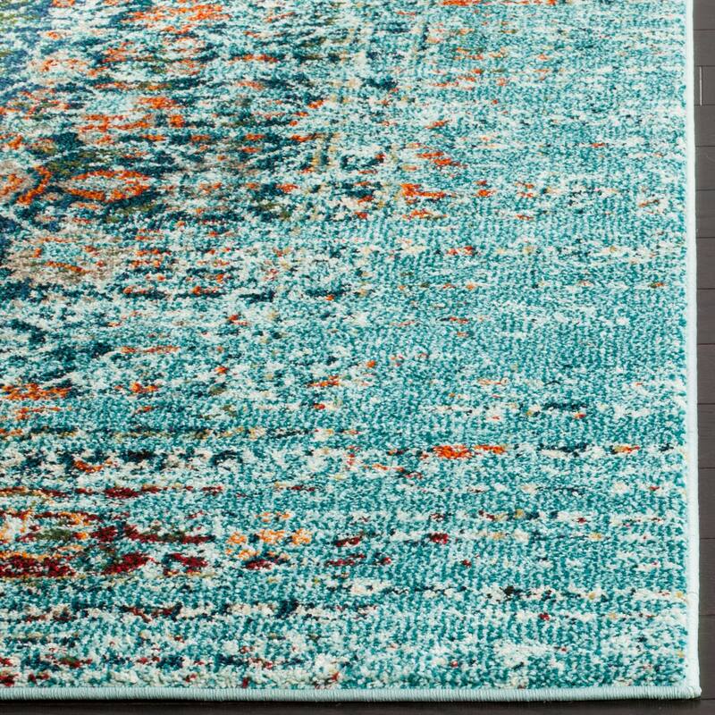 SAFAVIEH Monaco Katty Boho Rug - Blue/Multi - 2' 2" x 14'