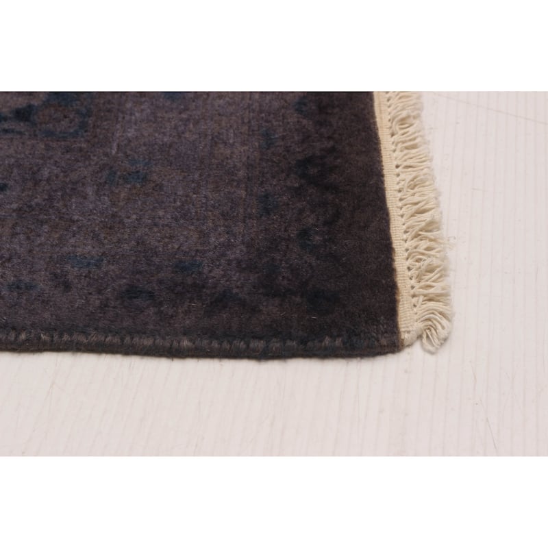 ECARPETGALLERY Hand-knotted Vibrance Purple Wool Rug - 6'1 x 8'10