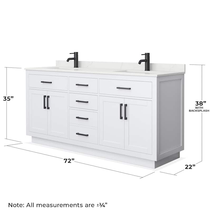 Wyndham Collection WCG262672D-QTZ-UNSMXX Beckett TK 72" Free Standing