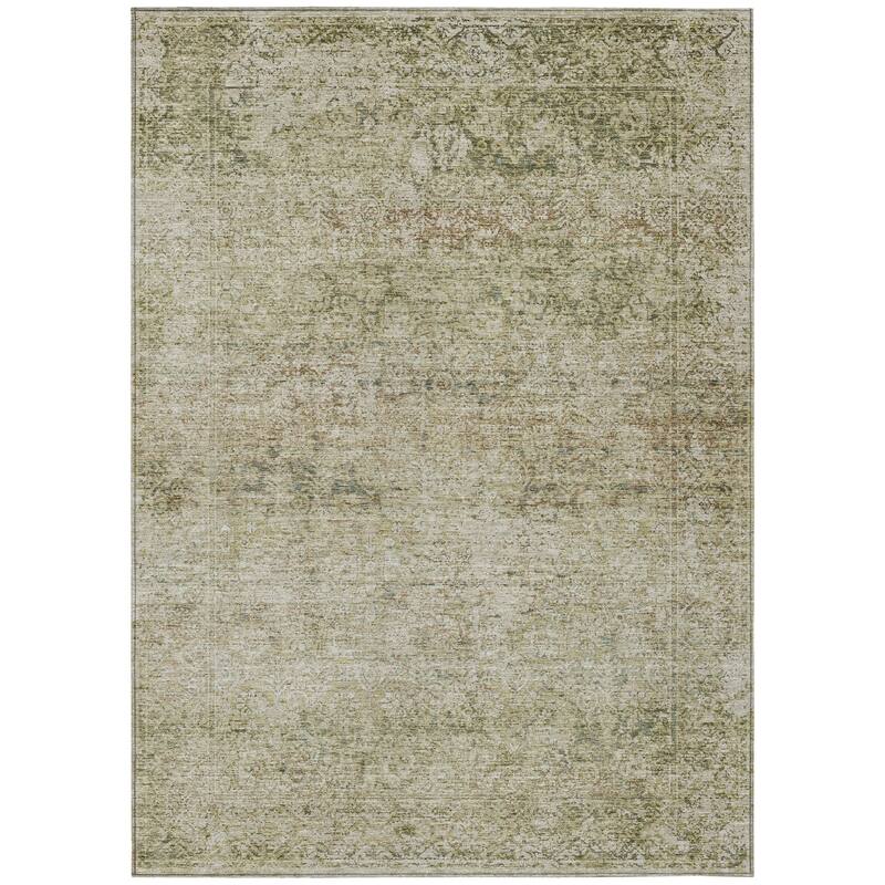 HomeRoots Abstract Traditional Rectangle Outdoor Rug