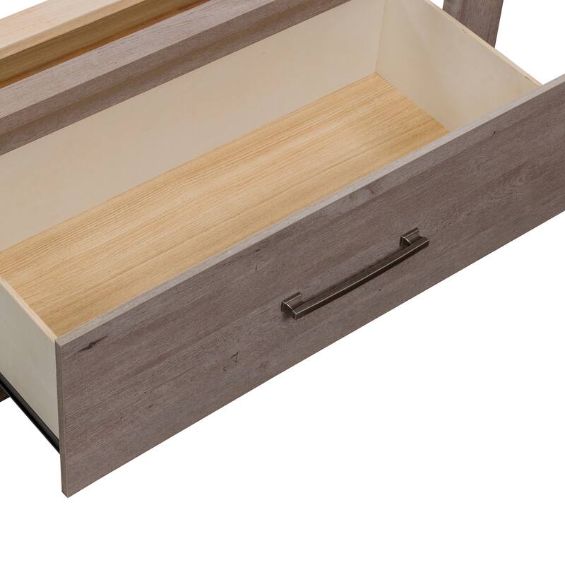 Horizons Graystone Twin Size Storage Bed