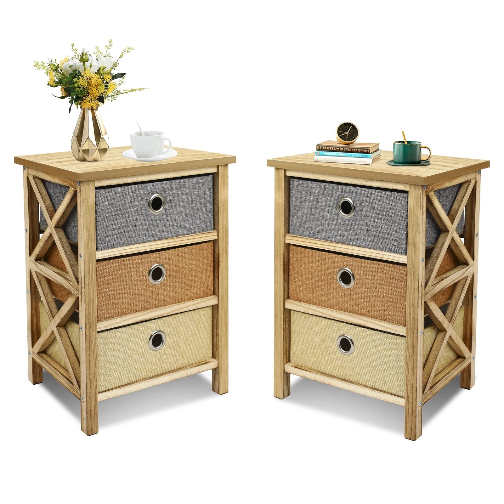Small dresser deals and nightstand set