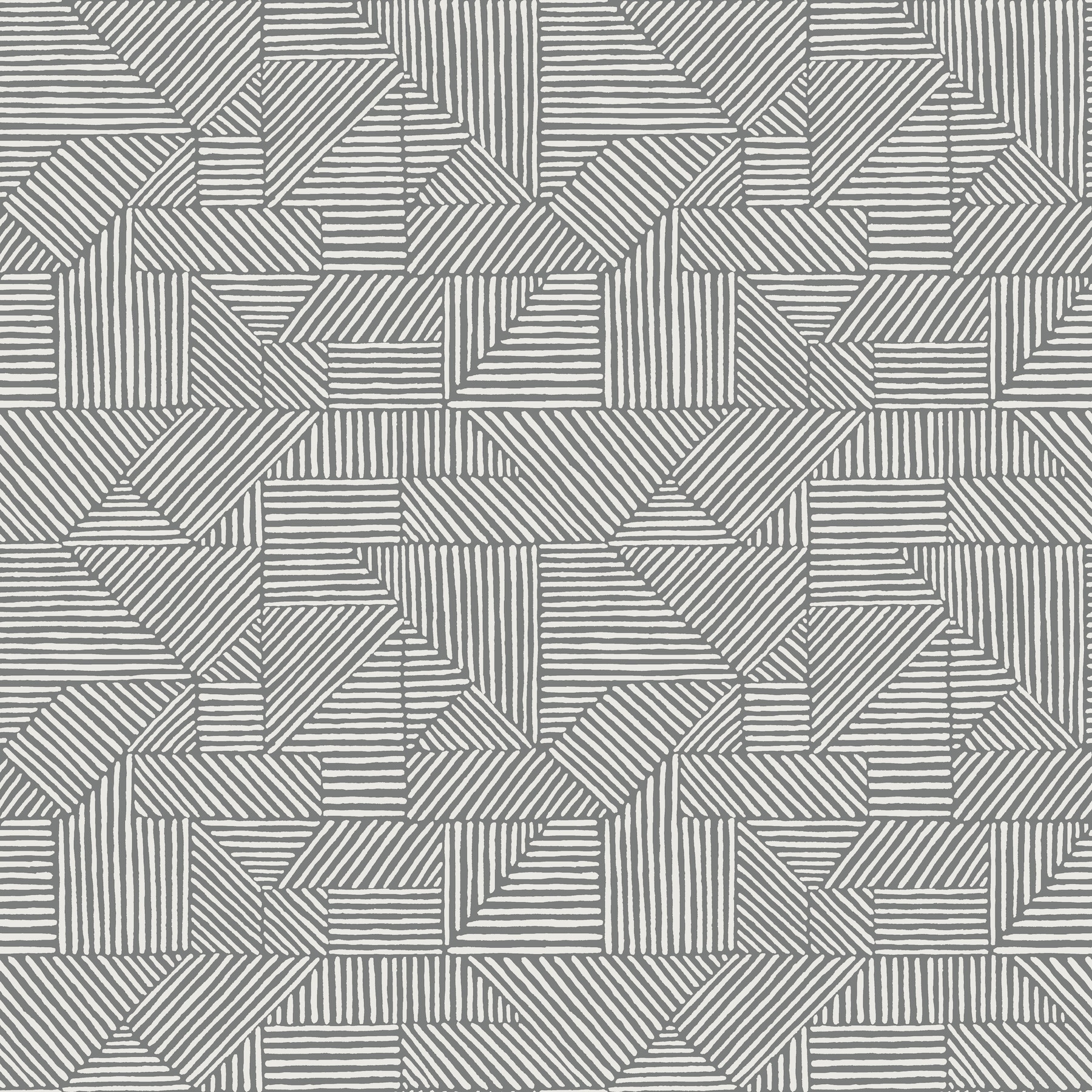 A-Street Prints Crescendo Dark Grey Block Geometric Wallpaper