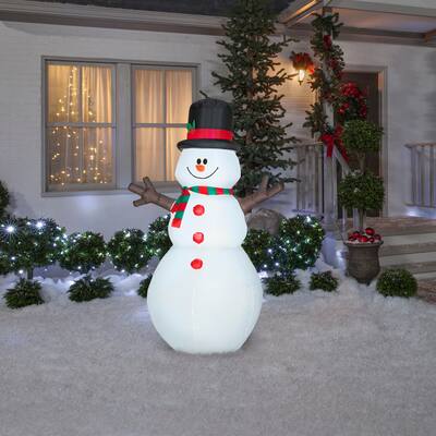 Gemmy Christmas Inflatable Snowman, 6 ft Tall