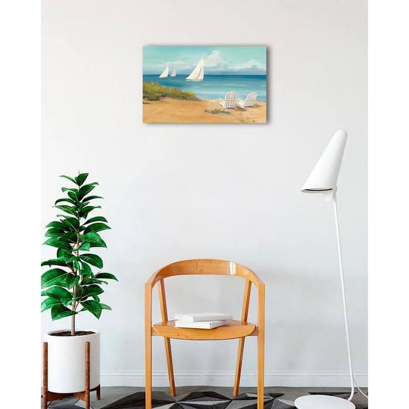 Setting Sail Light Art Poster - Print On Demand - 18 x 24 Inch