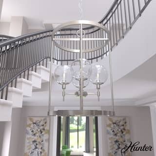 Hunter Xidane Lantern Pendant - Entry, Dining Room - Glam, Contemporary, Lantern