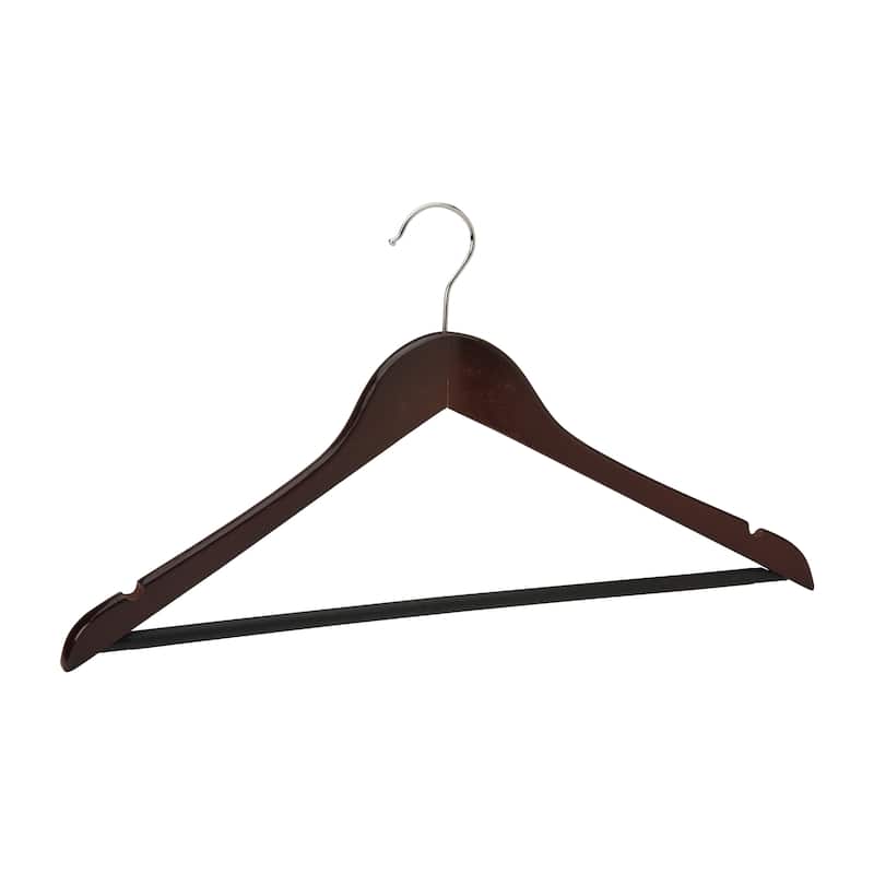 3 Pack Mahogany Roller Hangers - 17.52" x 0.47" x 9.25"