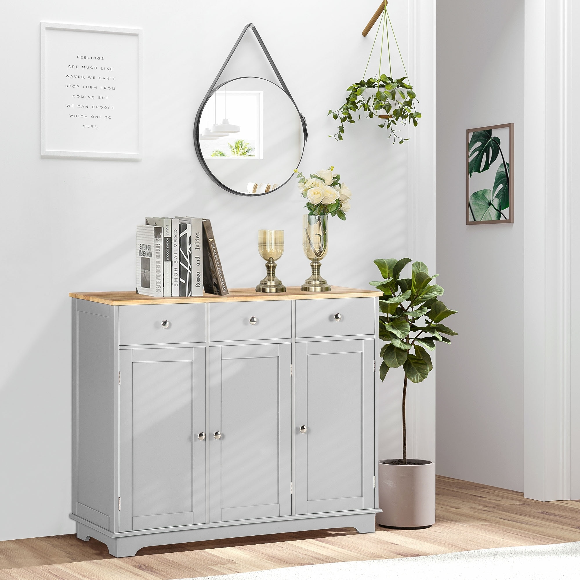 Extra large hot sale modern sideboard