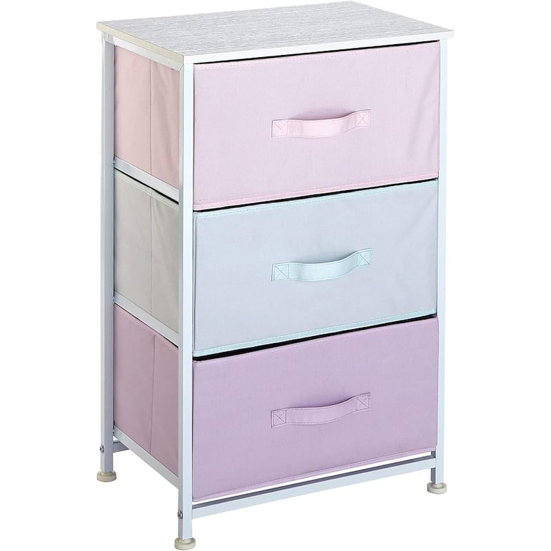 Urban Lifestyle 3 Tier Fabric Drawer Storage Cart 