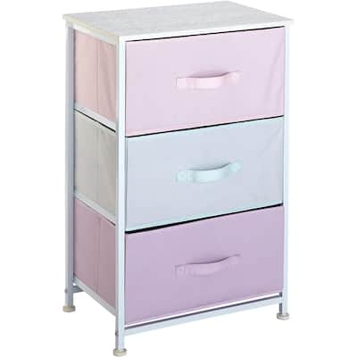 Urban Lifestyle 3 Tier Fabric Drawer Storage Cart 