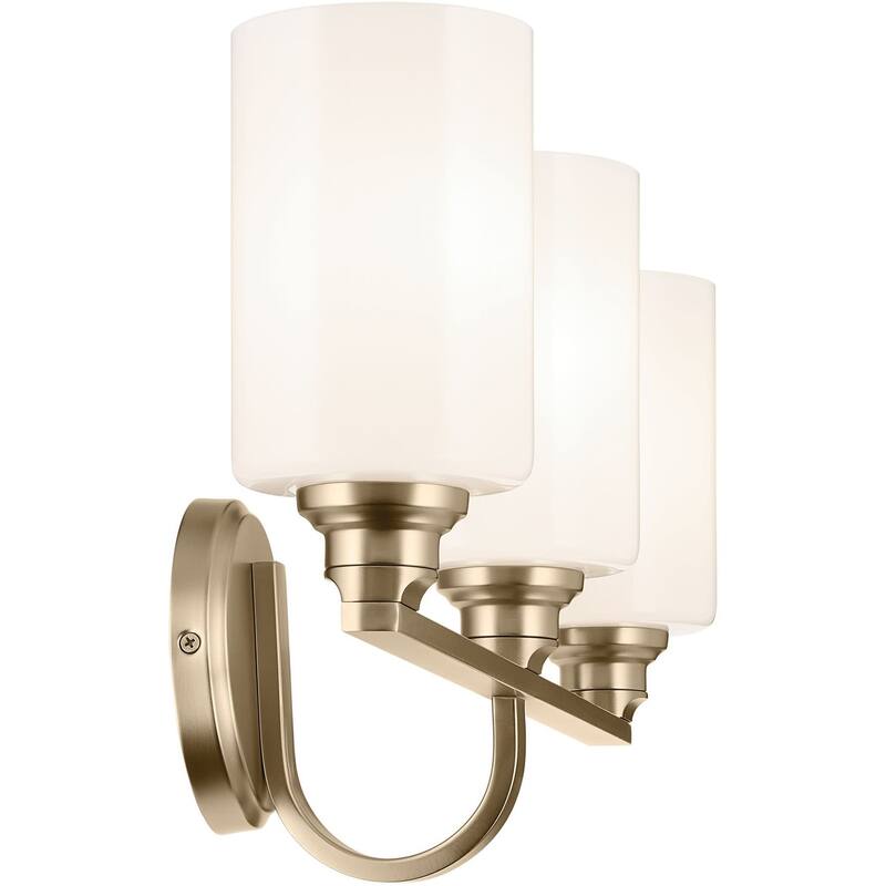 Kichler 55226 Gioe 3 Light 24" Wide Vanity Light with Opal Glass