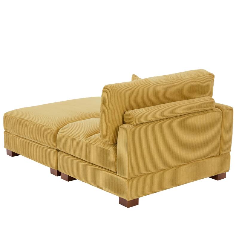 Modern Chaise Lounge Modular Sectional Sofa