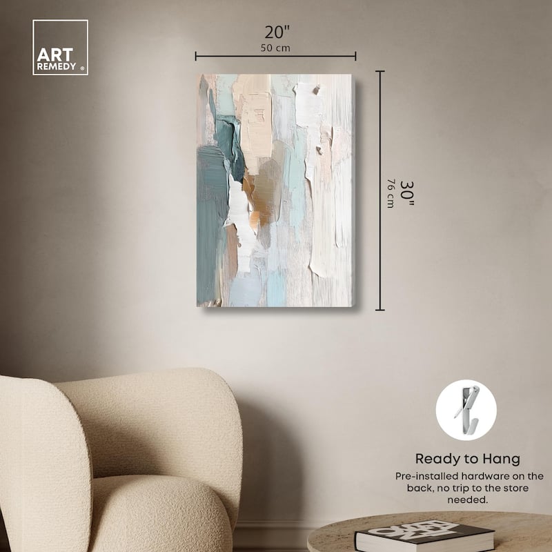 Impasto Intervals I Canvas by Art Remedy, Gallery Wrapped