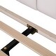 preview thumbnail 10 of 26, Full Platform Bed with Velvet Headboard, No Box Spring Needed