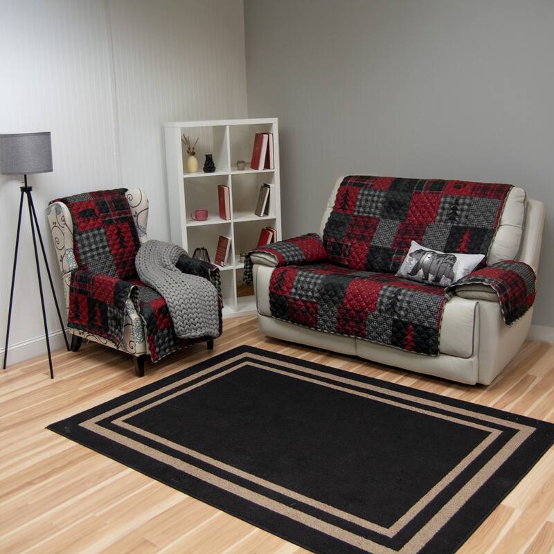 Donna Sharp Red Forest Polyester Furniture Covers