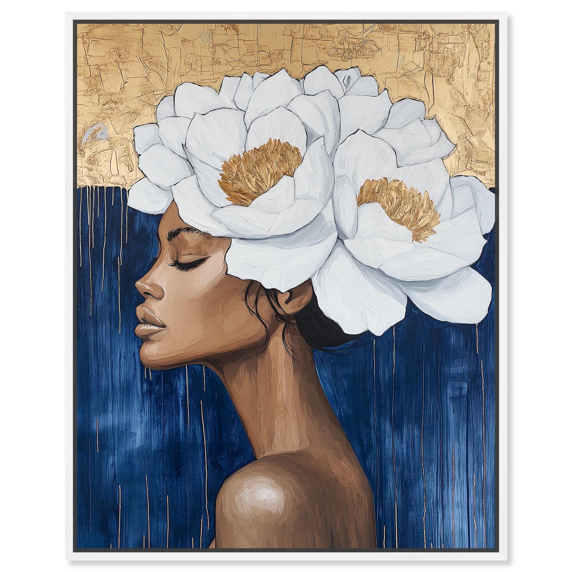 Floral Goddess II Canvas by Art Remedy