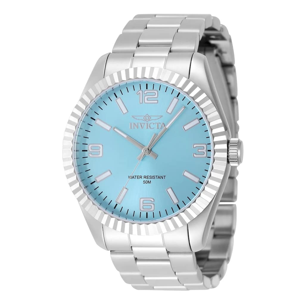 Invicta Men's 48904 Specialty Quartz 3 Hand Tiffany Blue Dial Watch