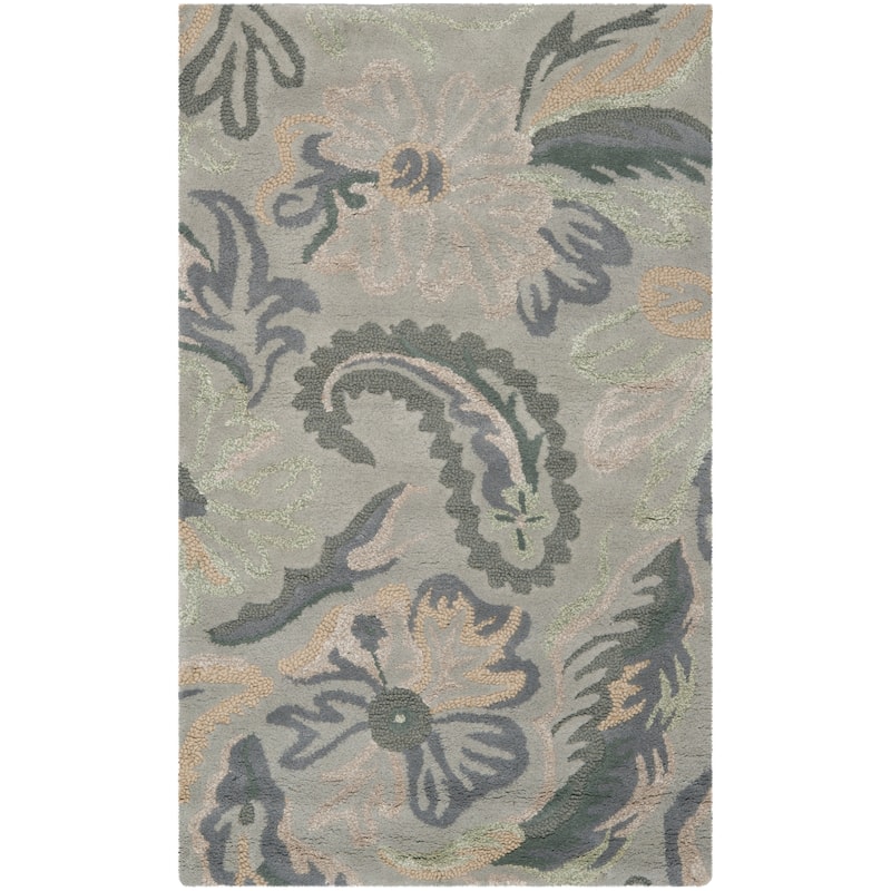 SAFAVIEH Handmade Jardin Sieglinde Country Paisley Wool Rug