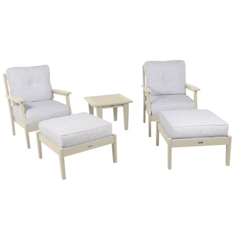 HIGHWOOD Lehigh 5-Piece Deep Seating Set - Lively Parchment