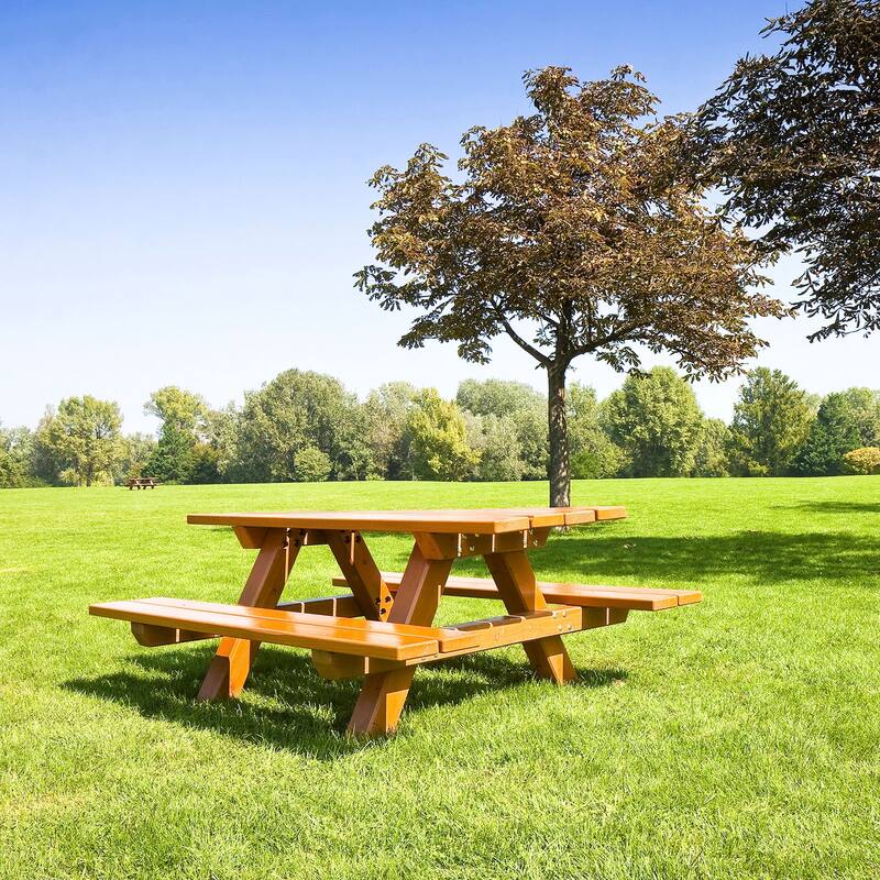 3Pcs Picnic Table Cover Bench Covers PVC Vinyl Fitted 6ft Tablecloth - 197 x 90 cm