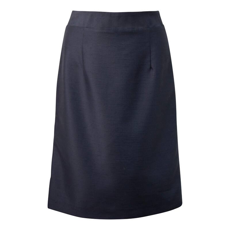 Luxe Straight Mini Skirts In Black - M