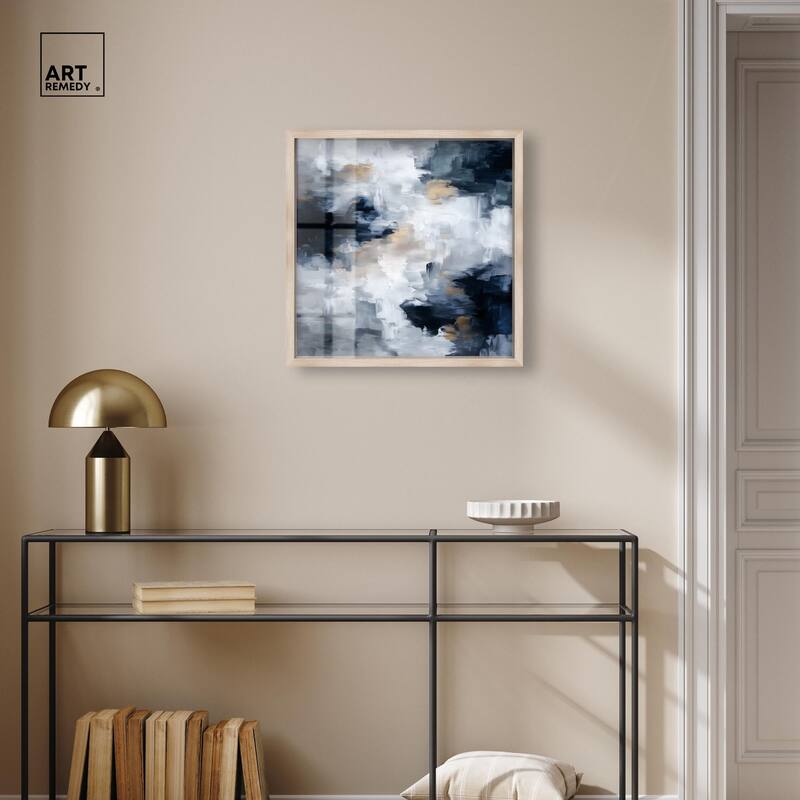 Midnight and Ivory II Shadowbox by Art Remedy