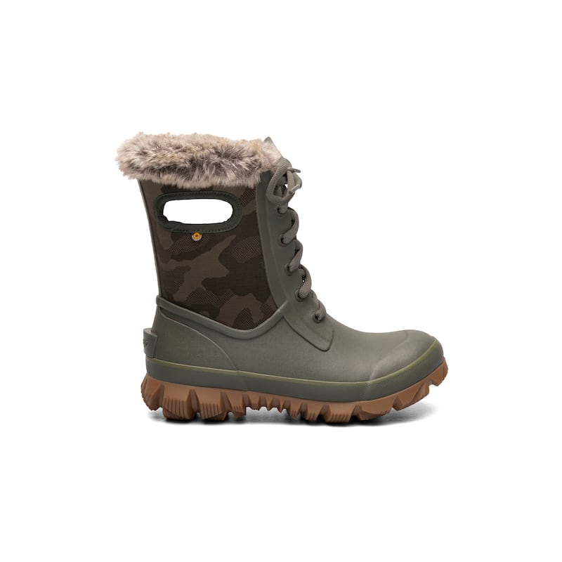 Bogs Women's Arcata Tonal Camo Waterproof Snow Boot - Dark Green - 9