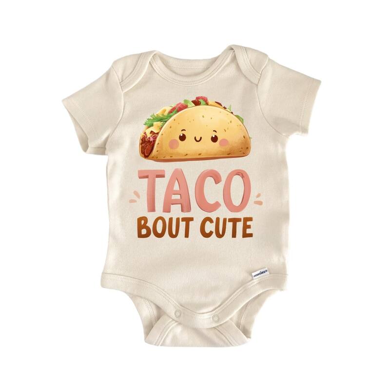 Taco Bout Cute - Baby Boy Girl Clothes Infant Bodysuit Funny Cute Newborn - Blue - 0-3M