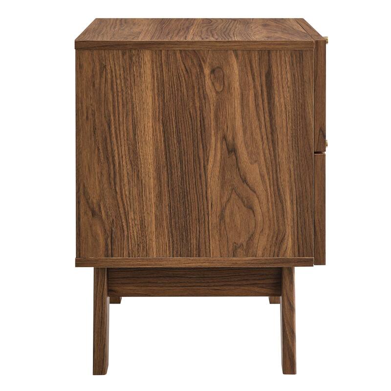 Soma Rattan Weave 2 Drawer Nightstand