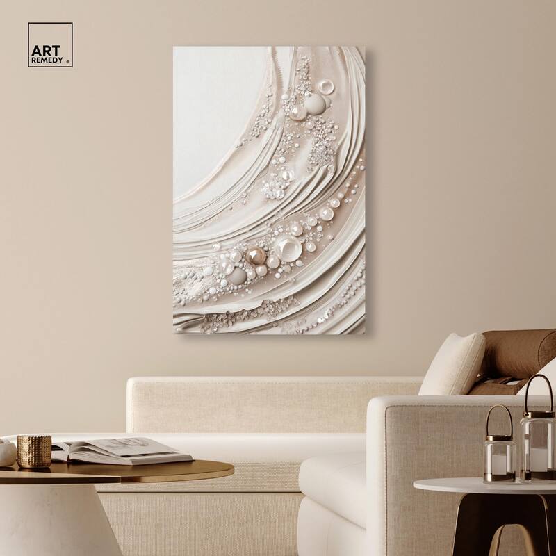 Chromatic Concretions II Canvas by Art Remedy, Gallery Wrapped