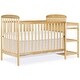 preview thumbnail 1 of 5, Dream On Me Anna 4 in 1 Full Size Crib and Changing Table Combo - Natural Natural