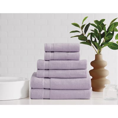 Brooklyn Loom Soft 6 Piece Bath Sheet Set