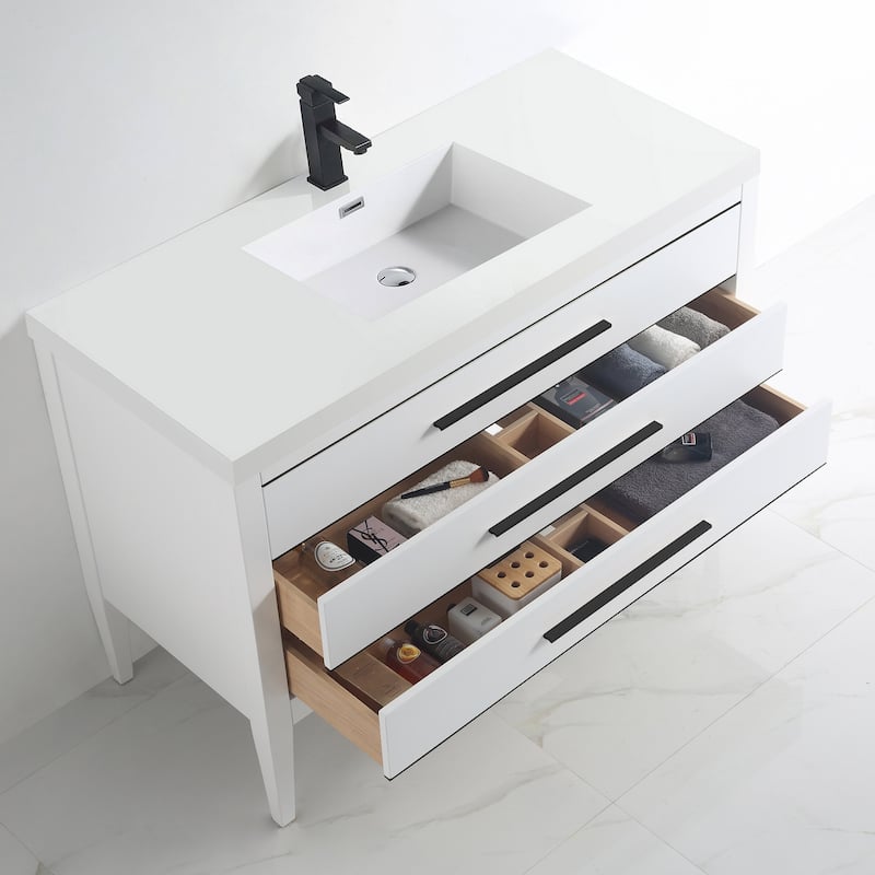 Ayer 48" Single Bathroom Vanity Set