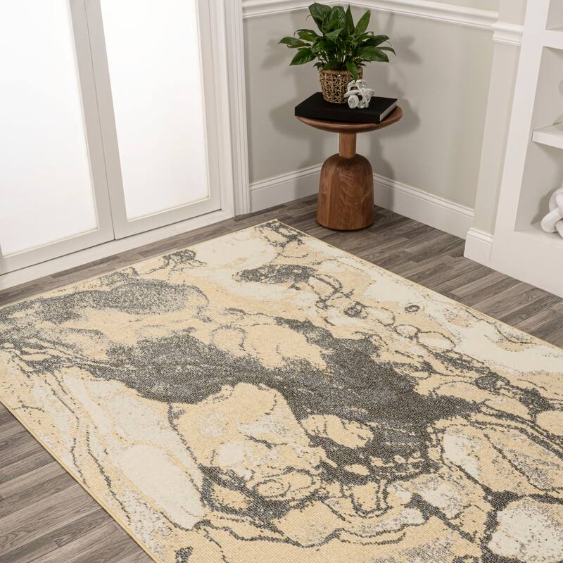 JONATHAN Y Giglio Abstract Marbled Modern Area Rug
