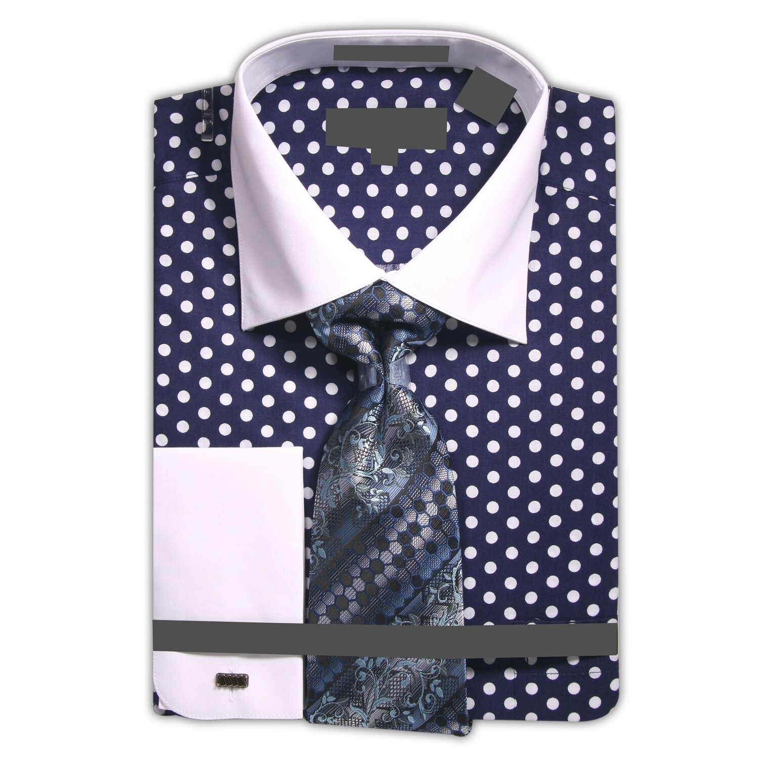 polka dot formal shirt