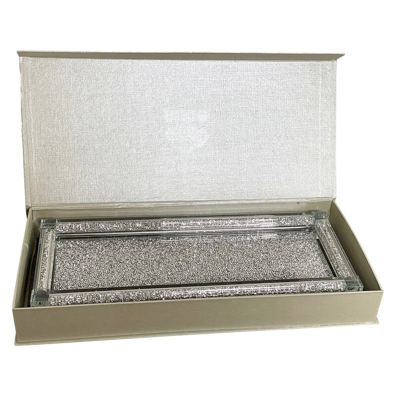 Ambrose Exquisite Small Glass Tray in Gift Box