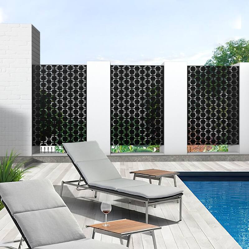 Privacy Screen Panel Free Standing Square