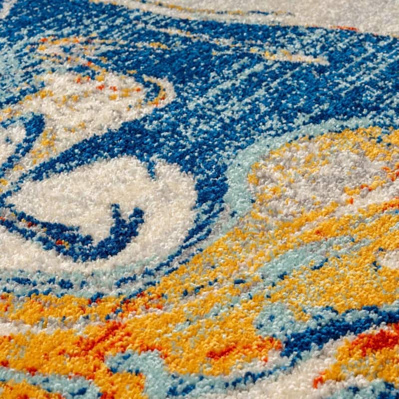 Luxe Weavers Abstract Artistic Indoor Area Rug, Medium Pile Carpet