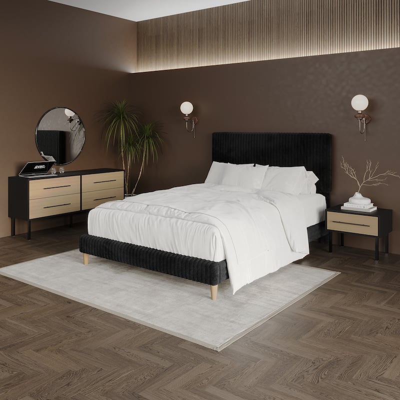 CraftPorch Minimalist 4-Pieces Bedroom Set