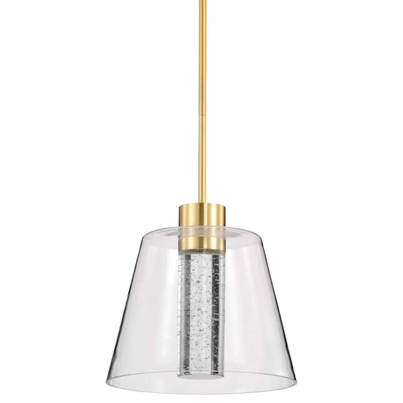 Nuvo Lighting 62/2172 Aura 12" Wide Pendant - Brushed Brass
