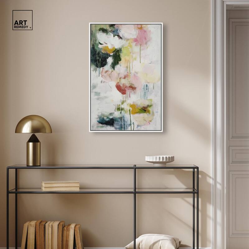 Dripping Colors III Canvas by Art Remedy