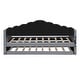 preview thumbnail 21 of 35, Elegant design,Twin size Upholstered Daybed with Trundle ,Velvet Sofabed with USB Charging Ports,No Box-spring Needed