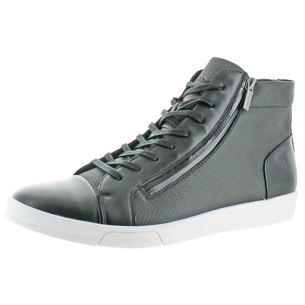 calvin klein men's high top sneakers