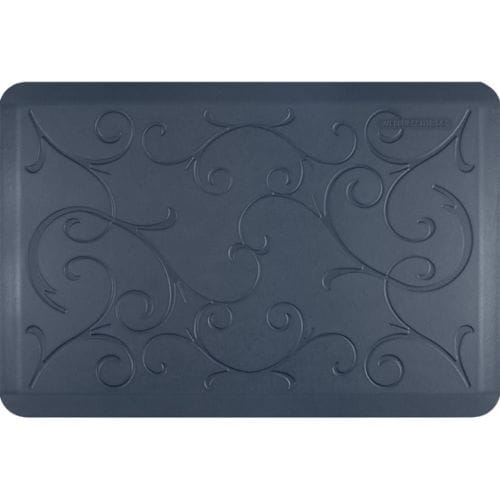 WellnessMats Estates Bella Anti-Fatigue Office, Bathroom, & Kitchen Mat, Lagoon, 36